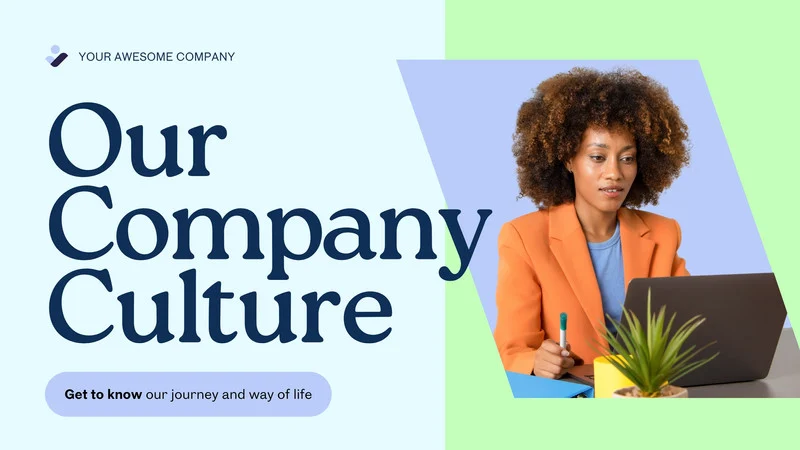 preview of a template: Company Culture Presentation